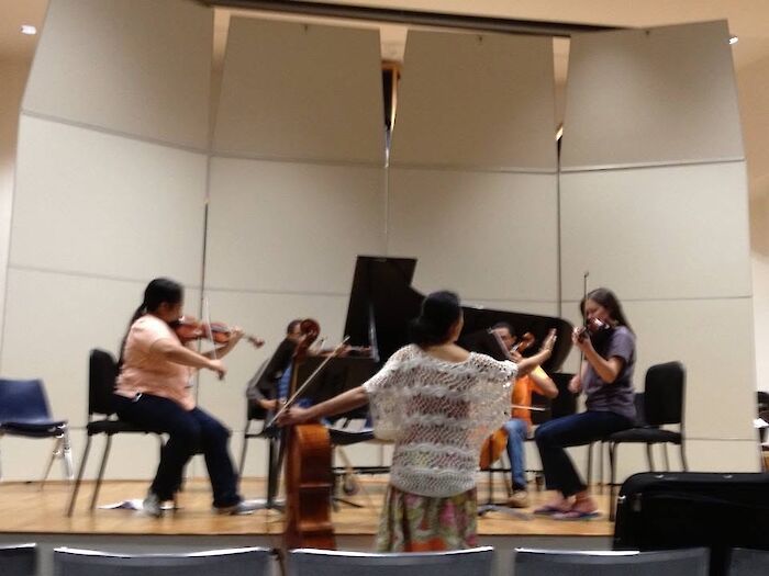 Coaching string quartet at UNCSA Summer Intensive