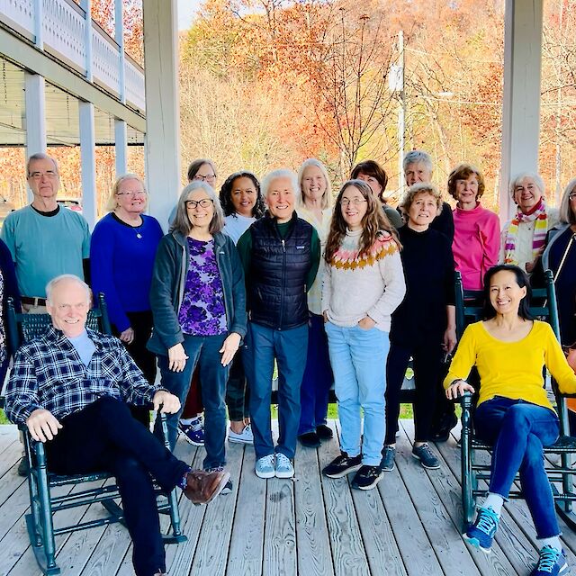 cello chill group shot shrine mont